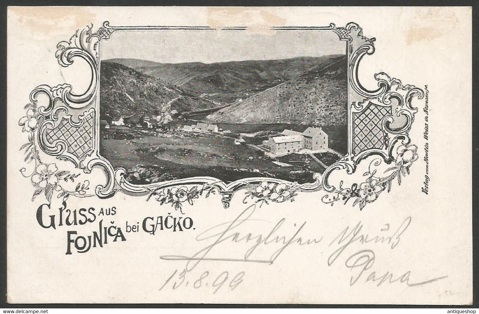 Bosnia And Herzegovina-----Fojnica-----old Postcard - Bosnië En Herzegovina
