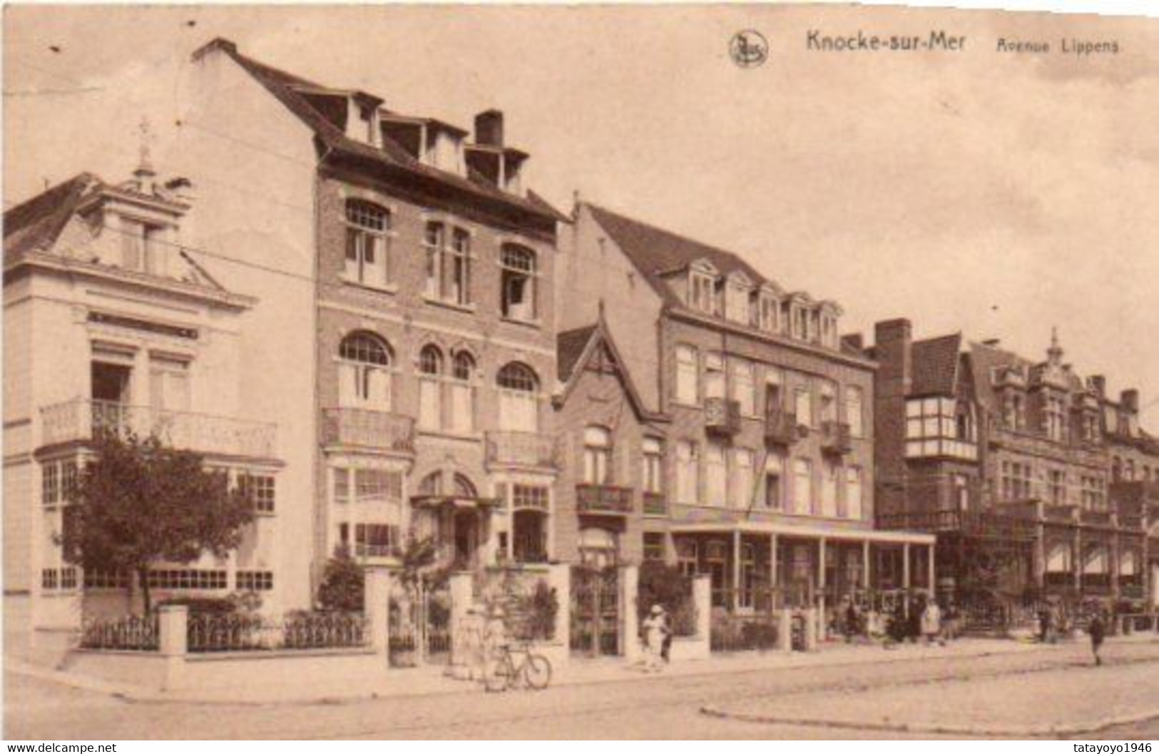 Knocke-sur-mer  Avenue Lippens Circulé Plus De Timbre - Knokke