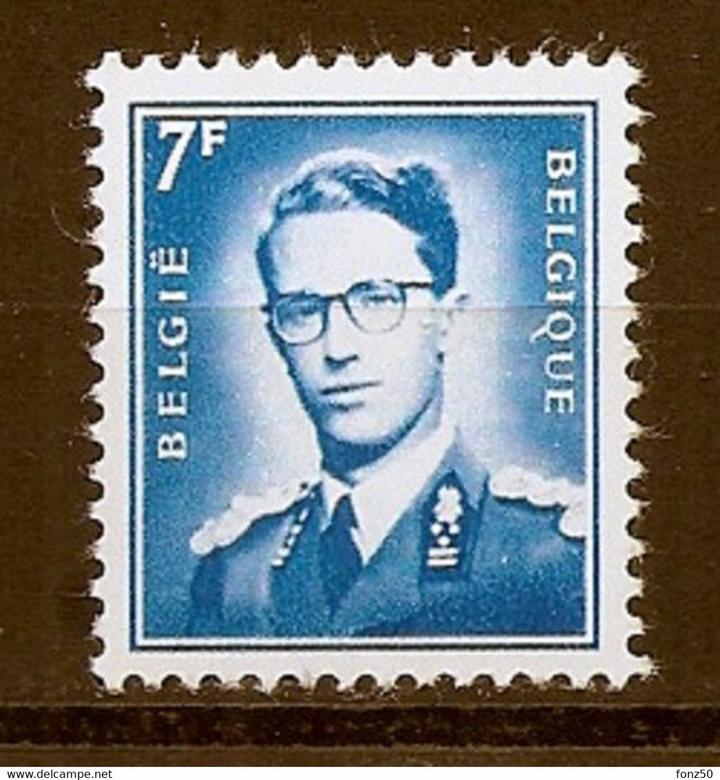 BELGIE Boudewijn Bril * Nr 1575 * Postfris Xx * FLUOR  PAPIER - 1953-1972 Lunettes