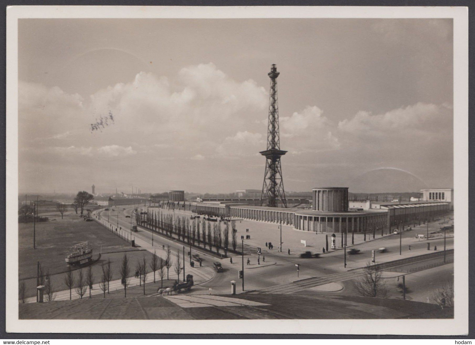 "Berlin", Ausstellungshallen Mit Funkturm, 1937, Sst. - Tempelhof