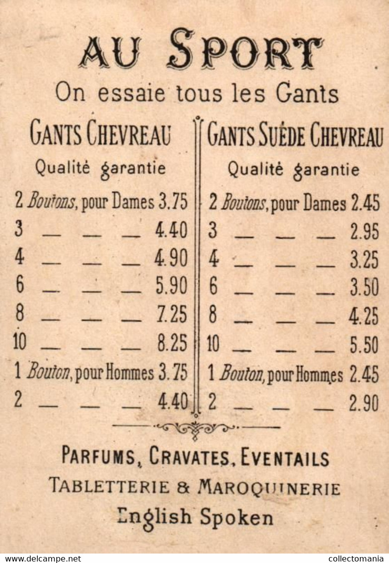 4 Cards Cartes Chromo Lemmens Parfumeur Rue Scribe PARIS Chapeaux Hats   Lith. May& Deymarie - Oud (tot 1960)