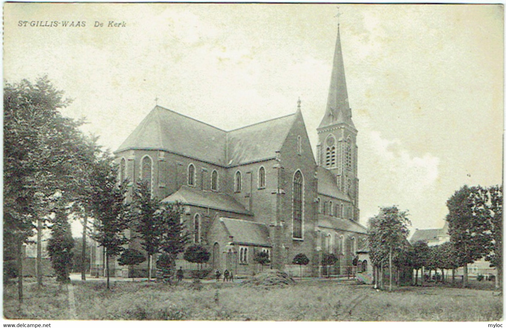 Sint-Gillis-Waas. De Kerk. - Sint-Gillis-Waas