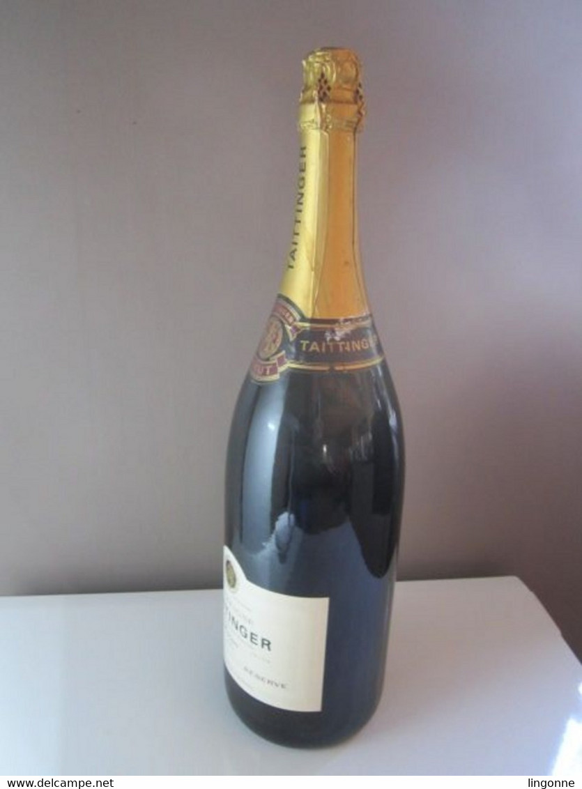 CHAMPAGNE TAITTINGER REIMS RESERVE 3 Litres Jéroboam de Champagne Factice VIDE non ouverte. Poids 3037 Grammes