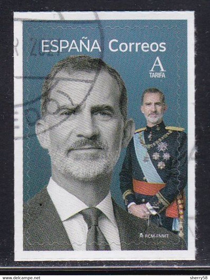 2021-ED. 5477 - Serie Básica. -2021. S.M. El Rey Felipe VI  - USADO- - Used Stamps