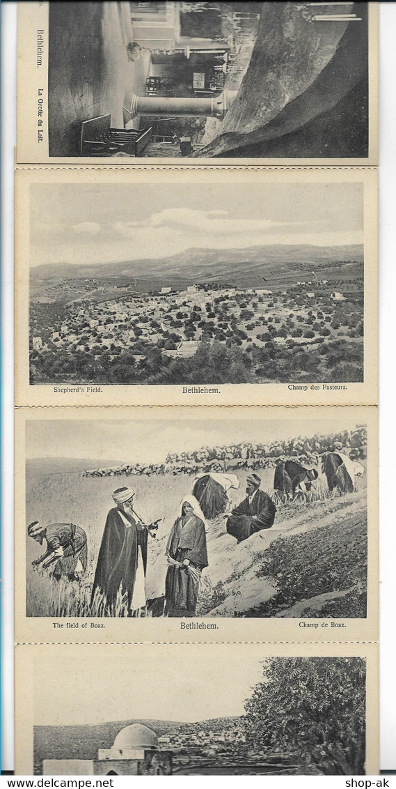 Y19036/ Souvenir Of Bethlehem Palästina Leporello 10 X AK Ca.1920 - Other & Unclassified