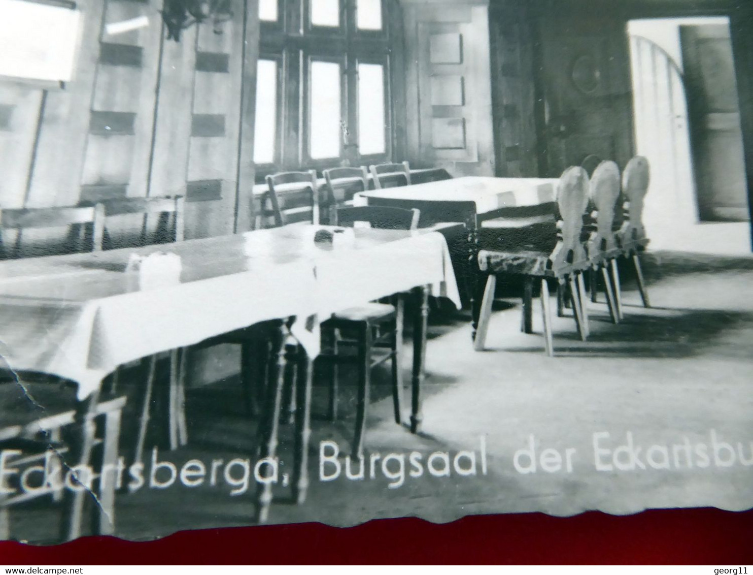 Eckartsberga - Burgsaal Eckartsburg - Echt Foto 1960 - Sachsen-Anhalt - Burgenland - Geweihe - Burgenland