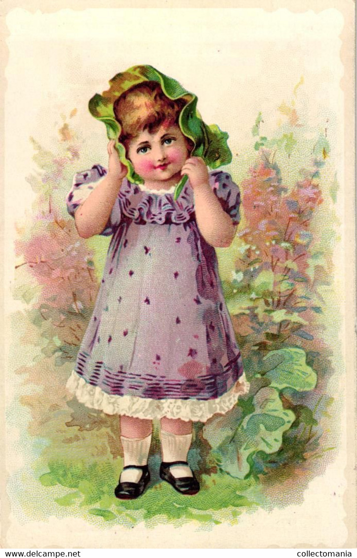 3 Chromos, Dimension Of  Postcard, Sweet Chimes Best Perfume Made , Children With Newspapers Parfum Perfuma - Profumeria Antica (fino Al 1960)