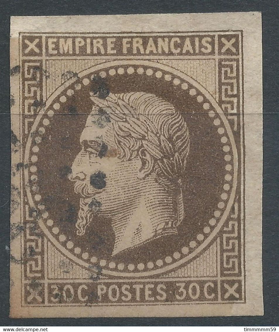 Lot N°60230   N°30, Oblit GC 352?, Non Dentelé ??????, Belles Marges - Napoléon III