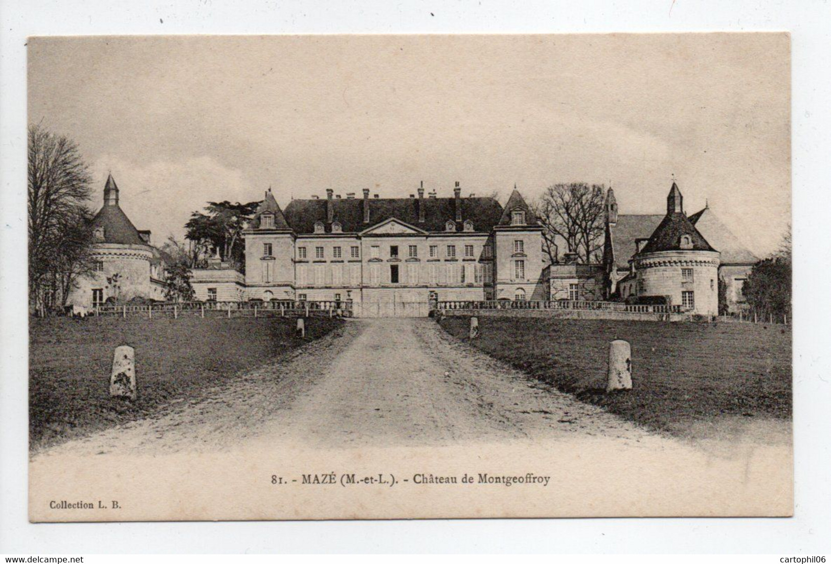 - CPA MAZÉ (49) - Château De Montgeoffroy - Collection L. B. N° 81 - - Sonstige & Ohne Zuordnung