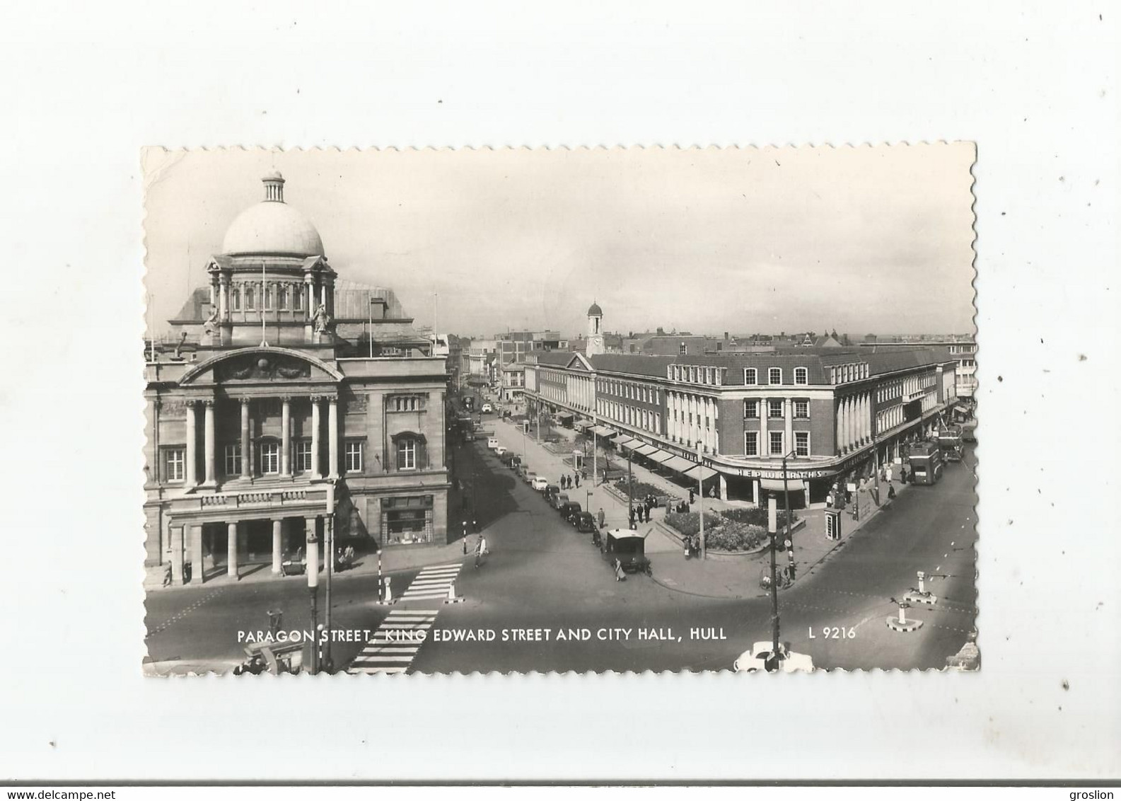 HULL 9216 PARAGON STREET KING EDWARD STREET AND CITY HALL - Hull