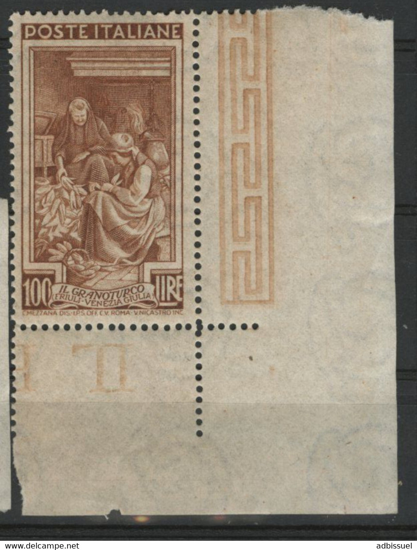 N° 572 à 590 COTE 240 € Série Complète Neuve Sans Charnière ** (MNH) Dont Le Rare 100l Avec Coin De Feuille. TB - 1946-60: Neufs