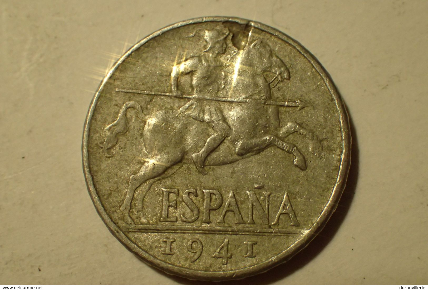 ESPAGNE : 10 CENTIMOS 1941 KM 766 - 10 Céntimos