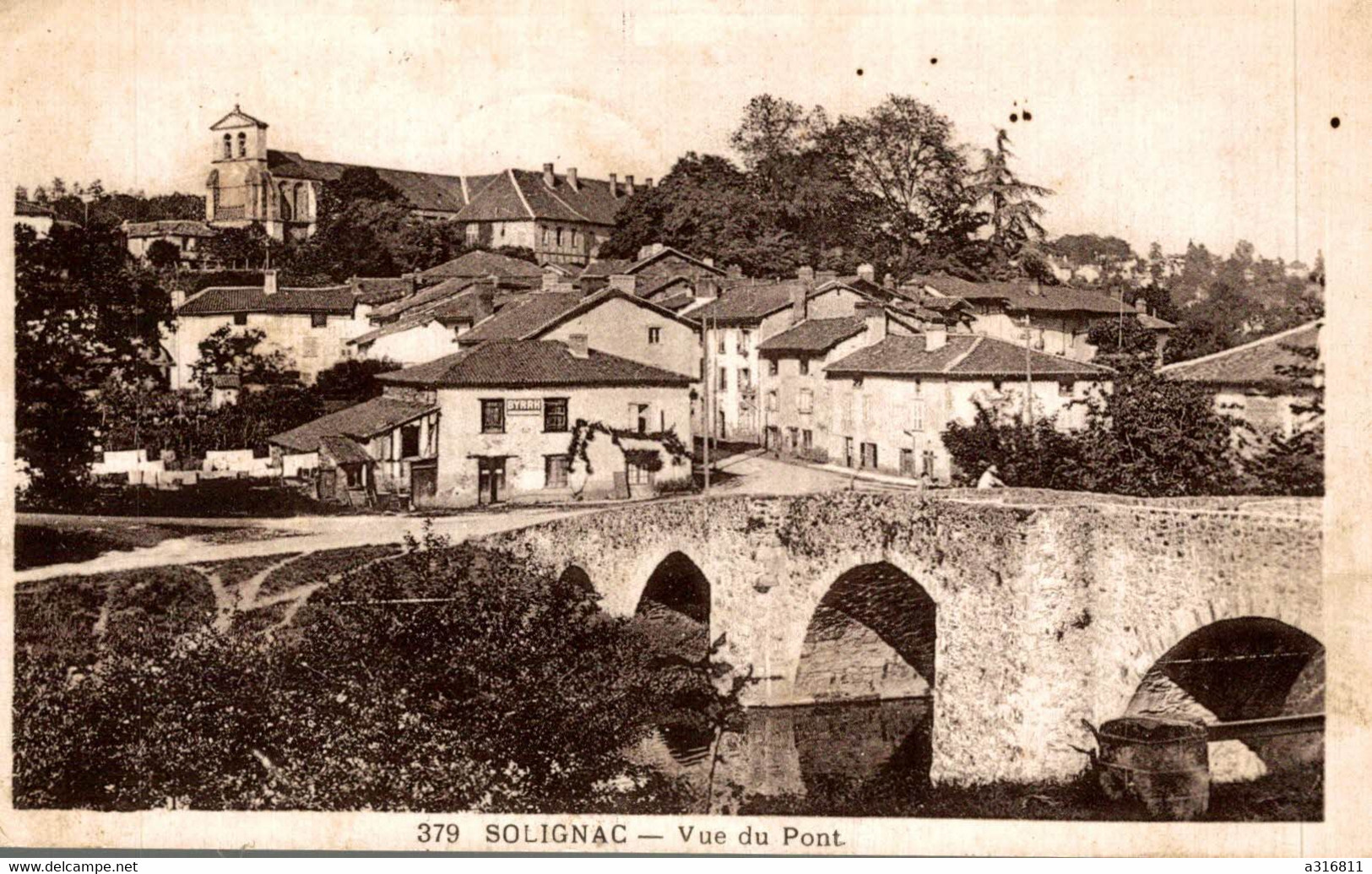 SOLIGNAC VUE DU PONT - Nieul