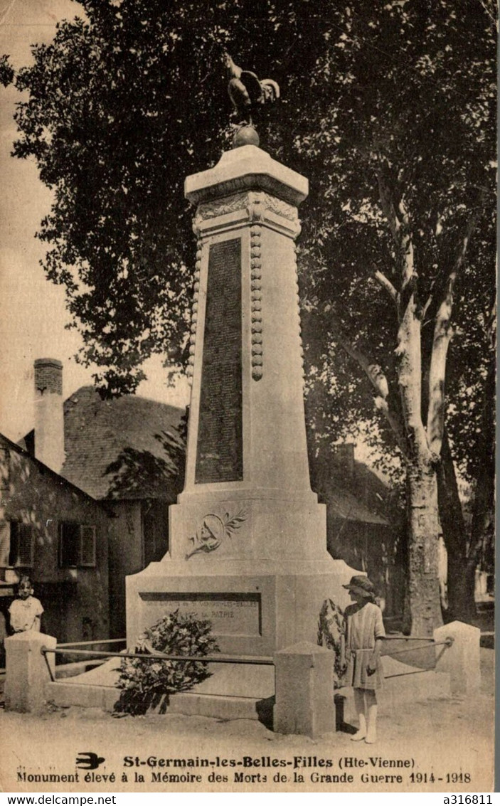 ST GERMAIN LES BELLES FILLES MONUMENT - Saint Germain Les Belles