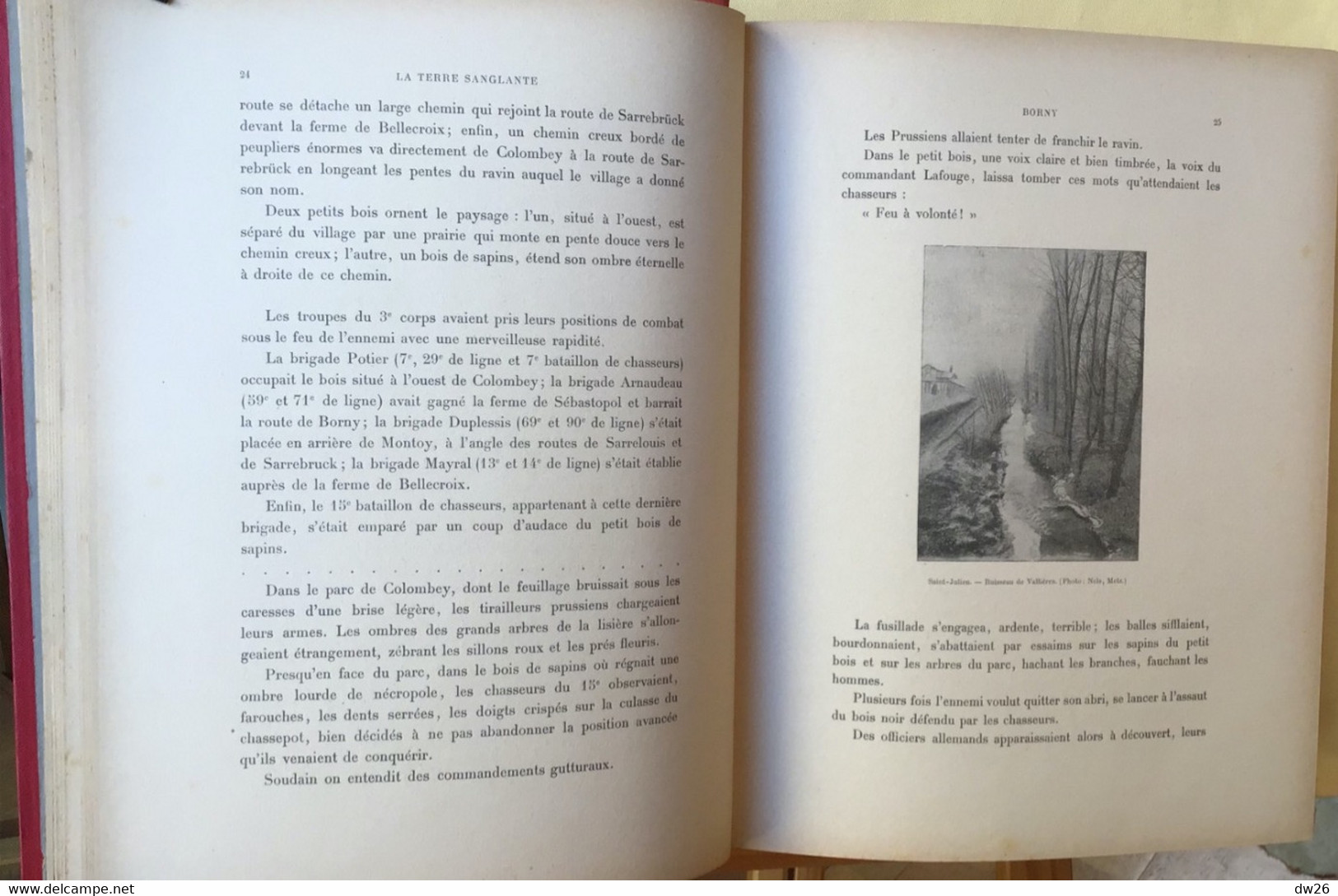 Livre Guerre De 1870: Jules Mazé, La Terre Sanglante (L'Année Terrible) Editeurs A. Mame & Fils à Tours - Geschiedenis