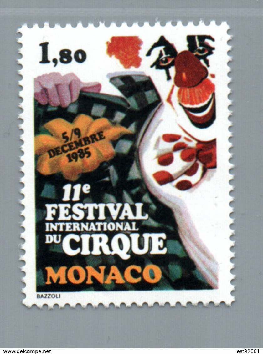 Monaco 1985 - Yt N° 1496 - Neuf** - Other & Unclassified