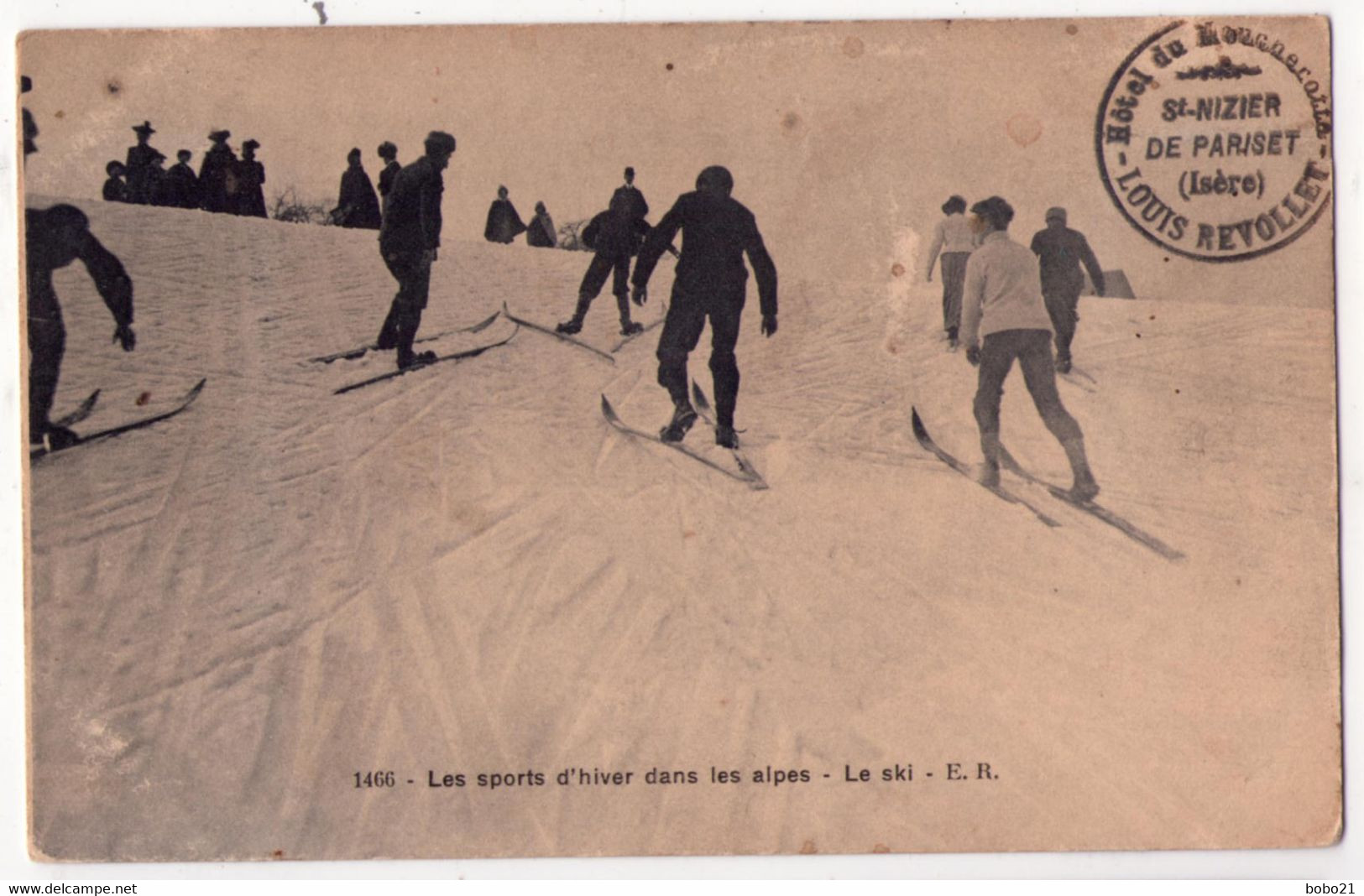 8729 - Saint-Nizier De Pariset ( 38 ) - Les Sports D'hiver Dans Les Alpes : Le Ski - E.R. , N°1466 - - Sports D'hiver