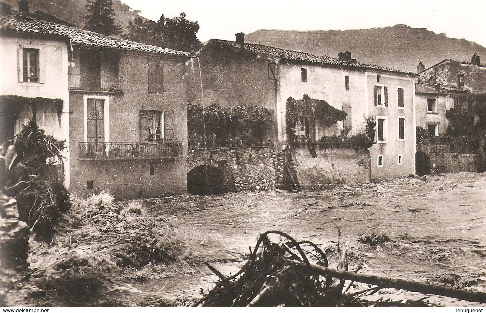 SUMENE - Décrue Du Rieutord Après Les Inondations Du 30 Septembre 1958 - Sumène