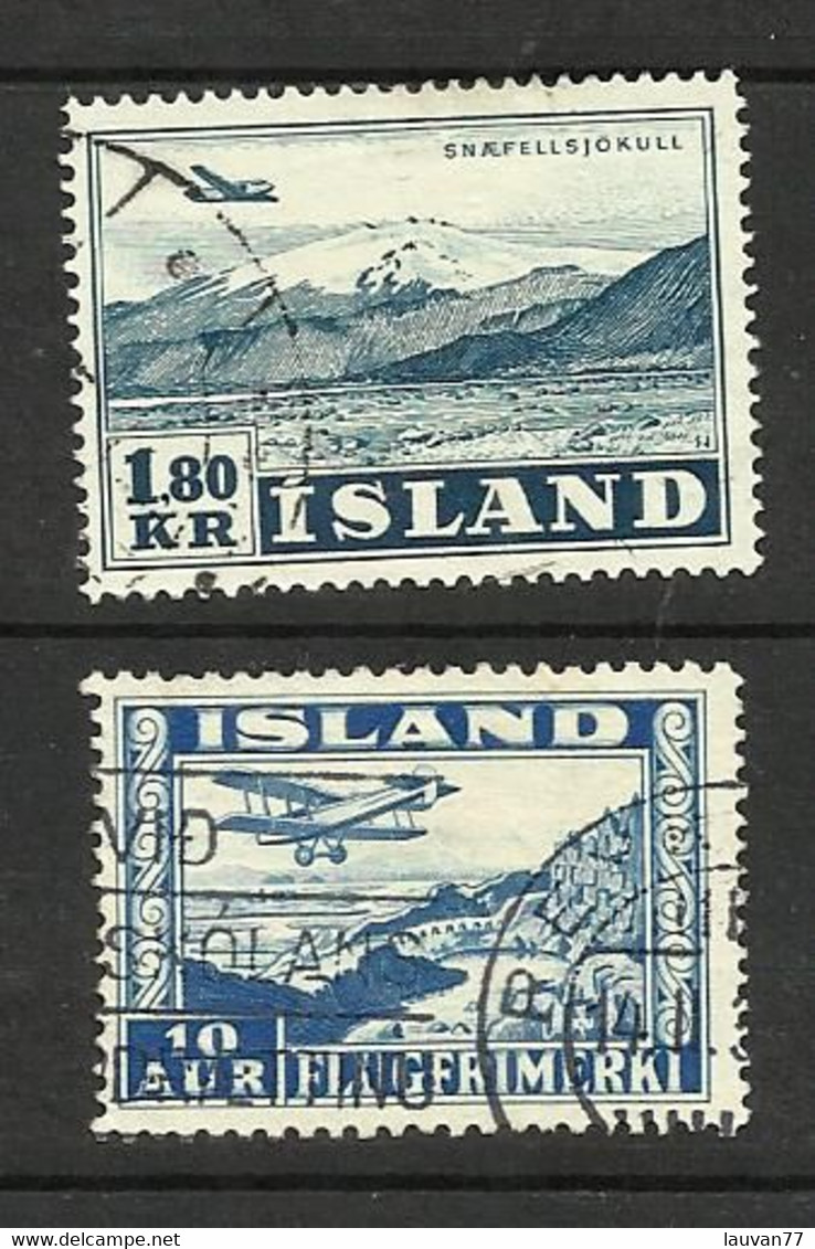 Islande Poste Aérienne N°27 Cote 18 Euros (15 Offert) - Luchtpost