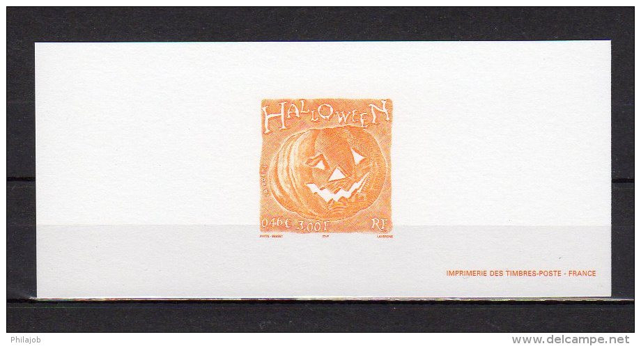 &#127875; " HALLOWEEN " Sur Gravure Officielle De 2001. N° YT 3428. Parfait état ! - Carnavales