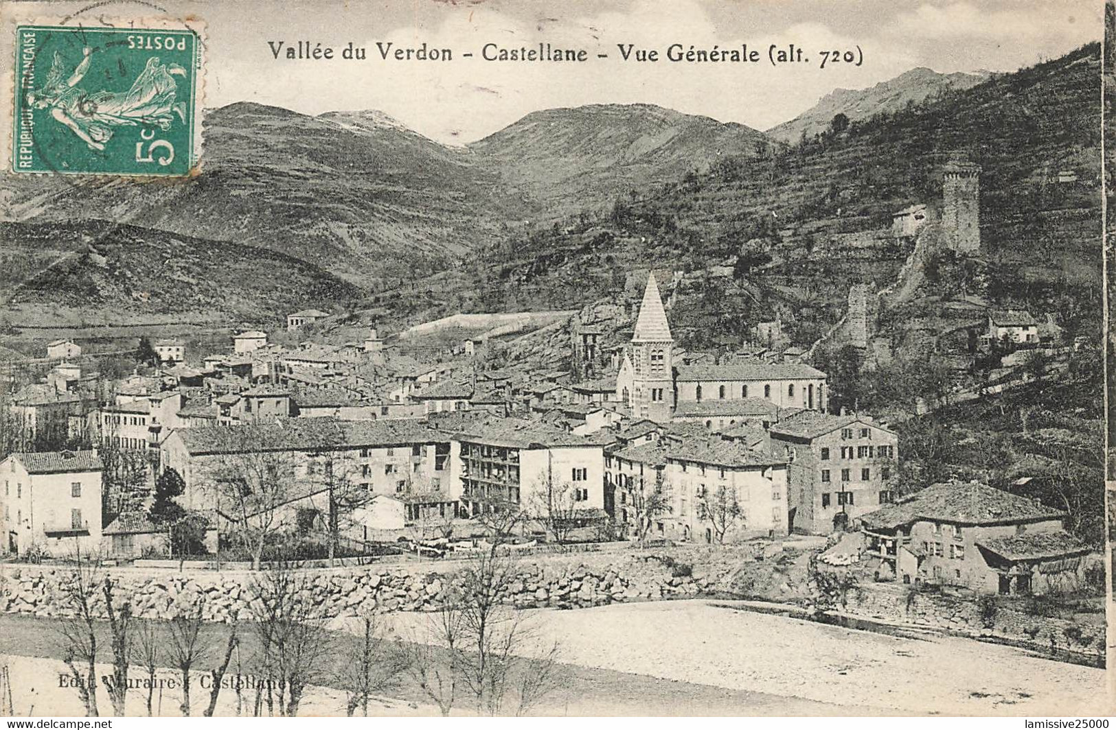 04 Castellane Vue Générale - Castellane