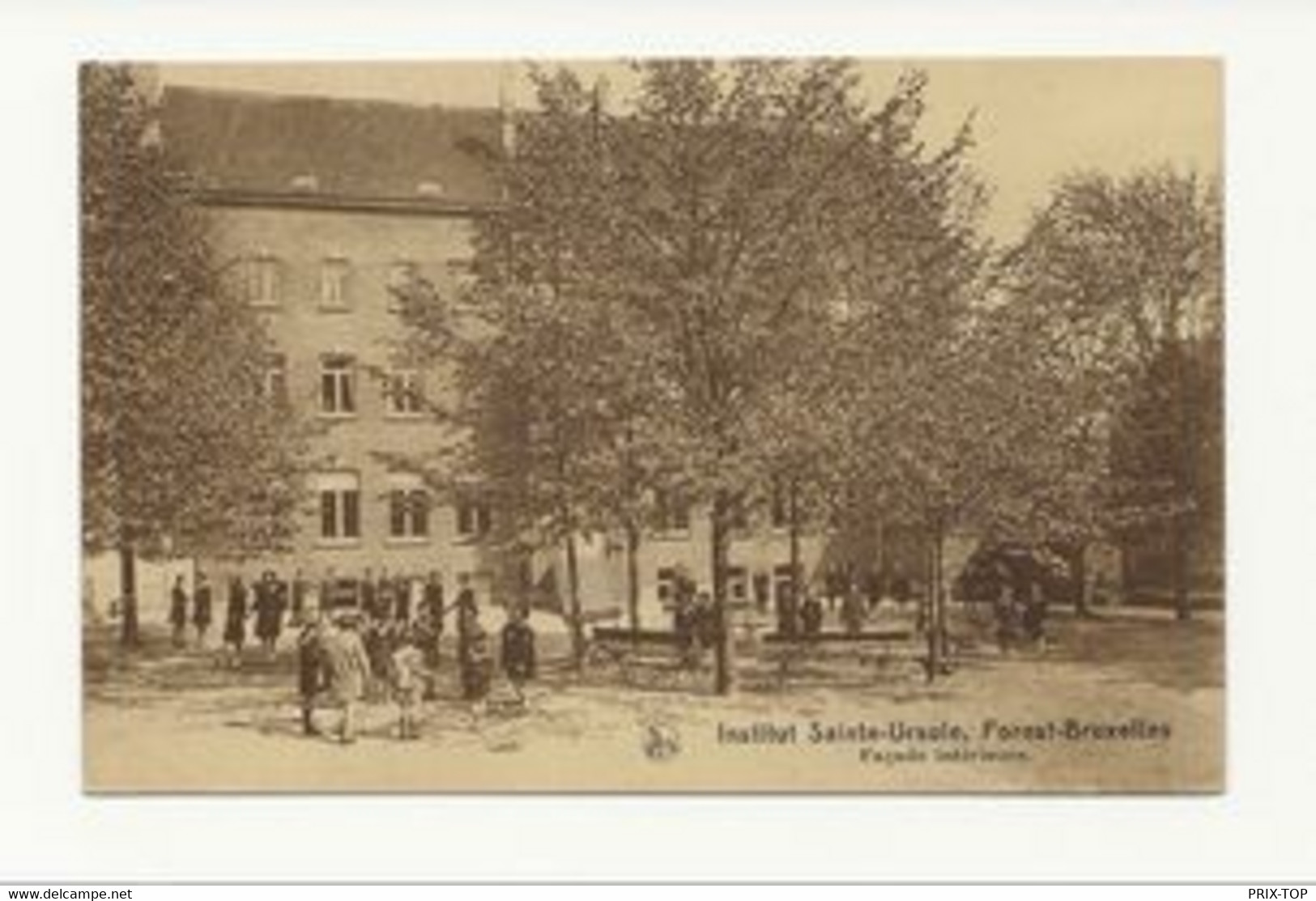 REF3871/ CP-PK Forest Institut Sainte-Ursule Façade Intérieur Animée MINT - Enseignement, Ecoles Et Universités