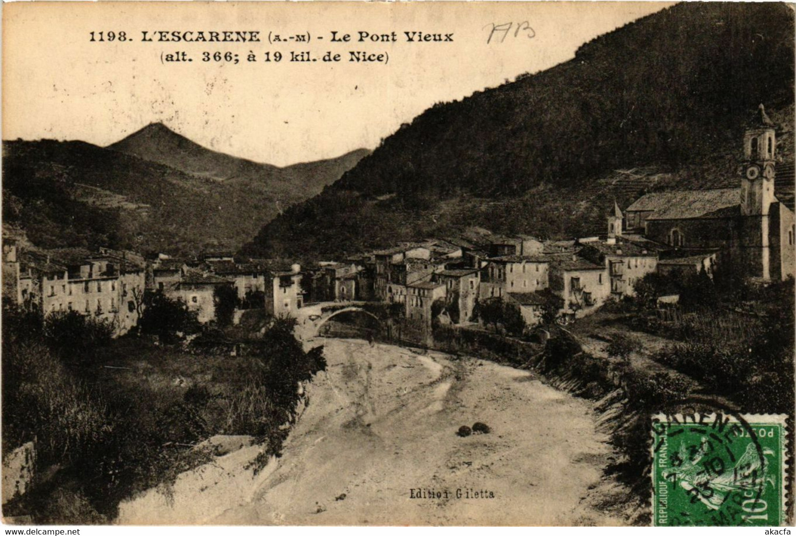 CPA L'ESCARENE - Le Pont Vieux (639454) - L'Escarène