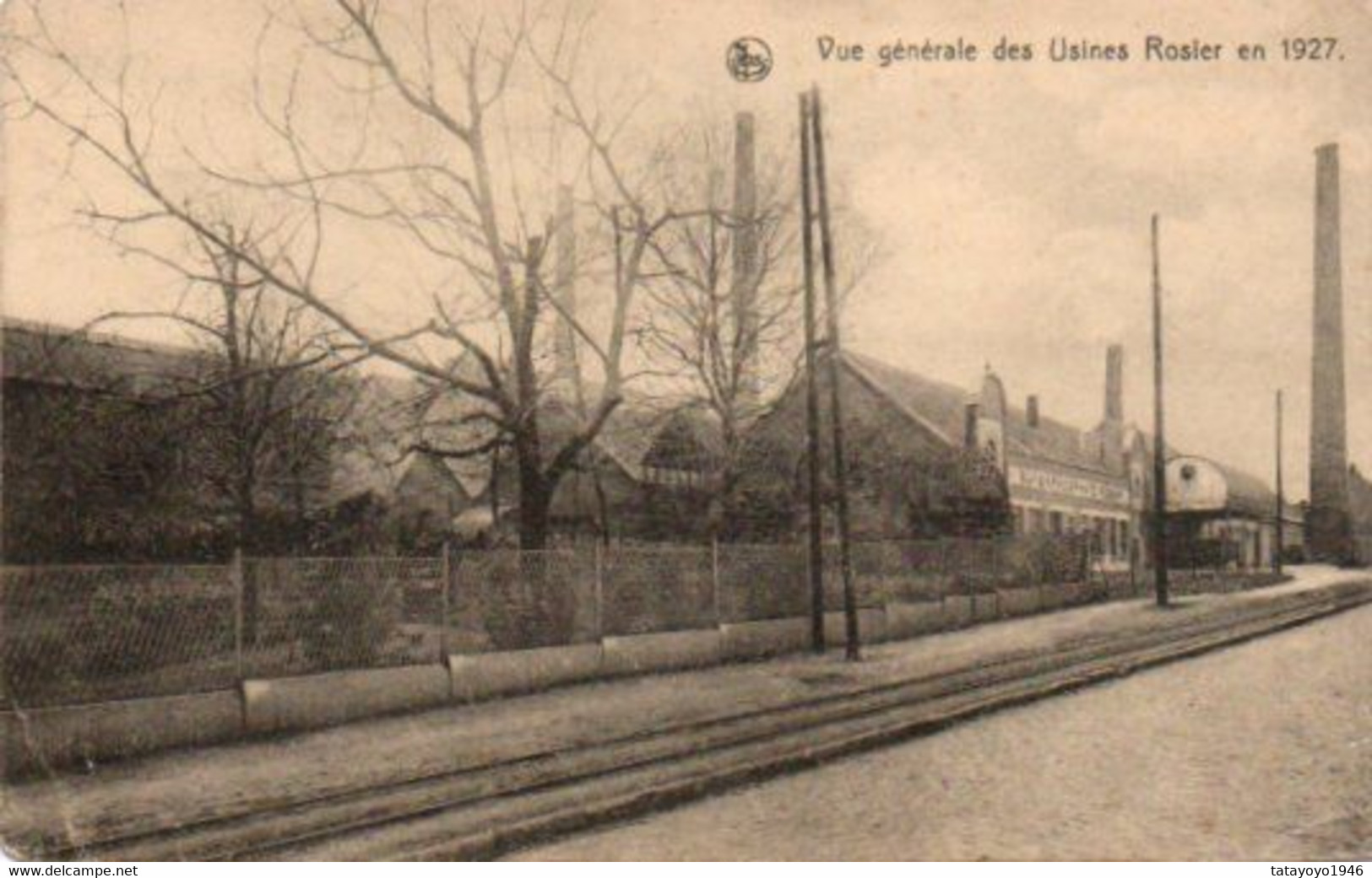 Moustier (hainaut) Fabrique De Produits Chimiques Agricoles Vue Générale Des Usines Rosier En 1927n'a Pas Voyagé - Frasnes-lez-Anvaing