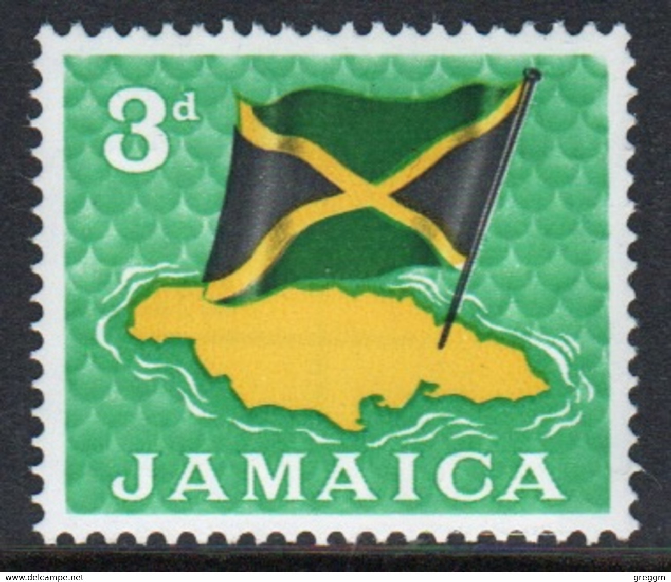 Jamaica 1964 Single 3d Stamp From The Definitive Set In Mounted Mint - Jamaica (1962-...)