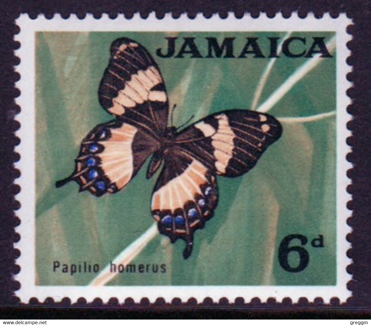 Jamaica 1964 Single 6d Stamp From The Definitive Set In Unmounted Mint - Jamaica (1962-...)