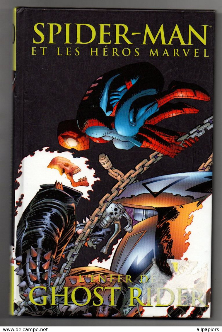 Comics Spider-Man Et Les Héros Marvel N°10 L'enfer De Ghost Rider - Bas Les Masques - Esprits De Venom 1.2.3.4 De 2009 - Spiderman