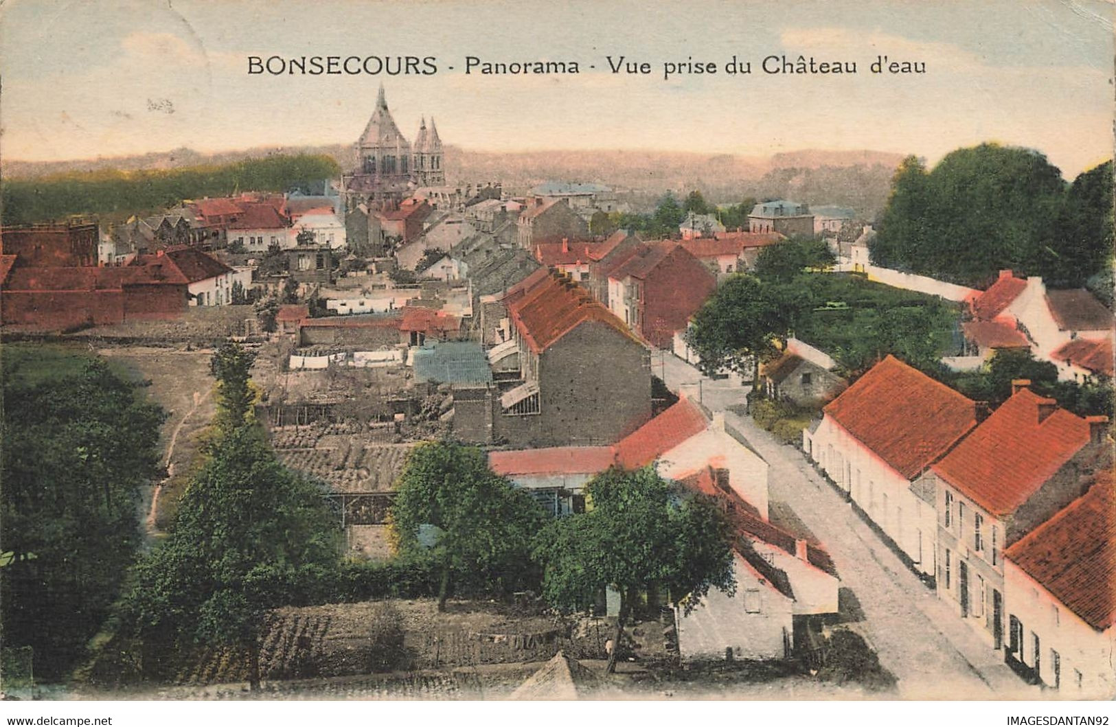 BELGIQUE #23337 BONSECOURS PANORAMA VUE DU CHATEAU D EAU - Autres & Non Classés