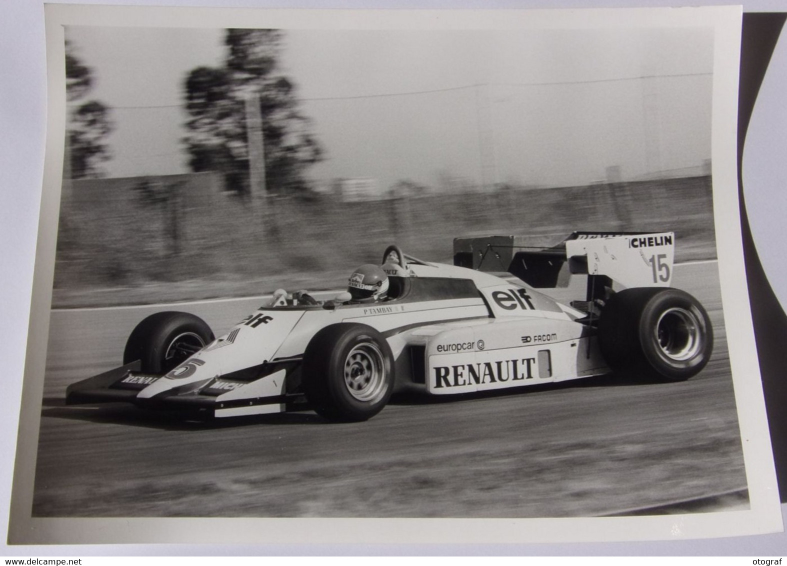 Formule I - Patrick TAMBAY Sur Renault - Elf - 1984 - Automobilismo - F1