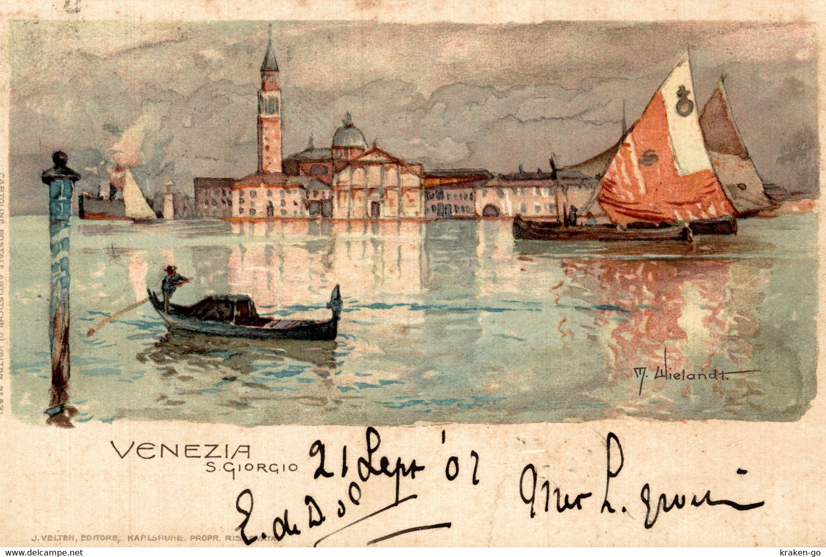 CPA M. WIELANDT - Venezia Città - San Giorgio - VG - W038 - Wielandt, Manuel