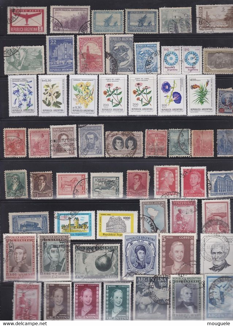 Lot De  278 Timbres D'Argentine - Collections, Lots & Séries