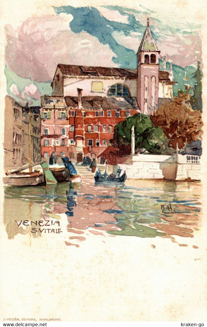 CPA M. WIELANDT - Venezia Città - San Vitale - VELTEN - NV - W051 - Wielandt, Manuel