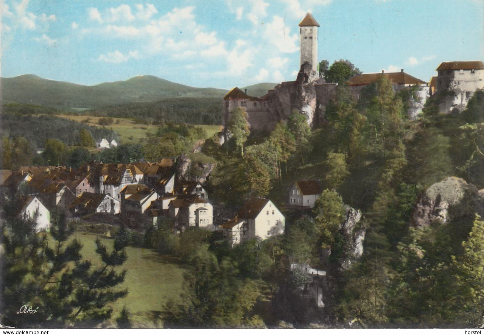 D-91284 Neuhaus A.d.Pegnitz - Neuhaus Mit Der Burg Veldenstein (um 1967) - Pegnitz