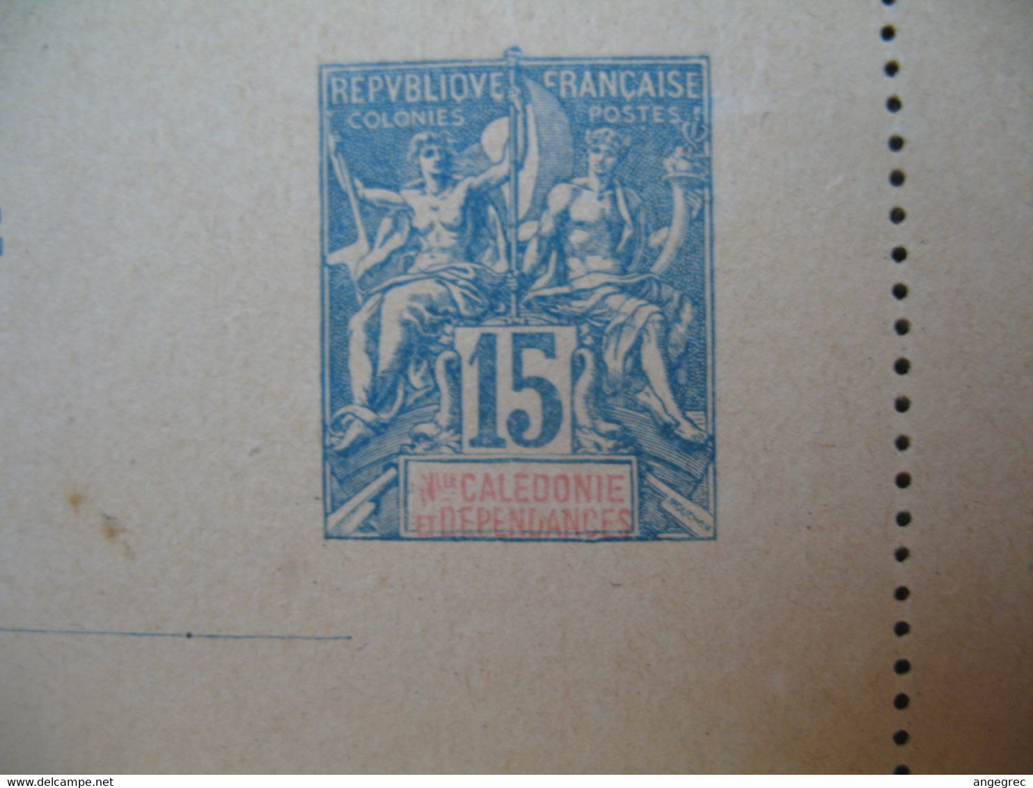 Entier Postal  Carte Lettre Nouvelle-Calédonie  Type Groupe  15c   Voir Scan - Ganzsachen