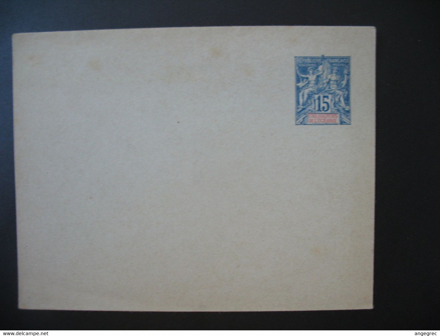 Entier Postal  Enveloppe Océanie  Type Groupe  15c   Voir Scan - Cartas & Documentos