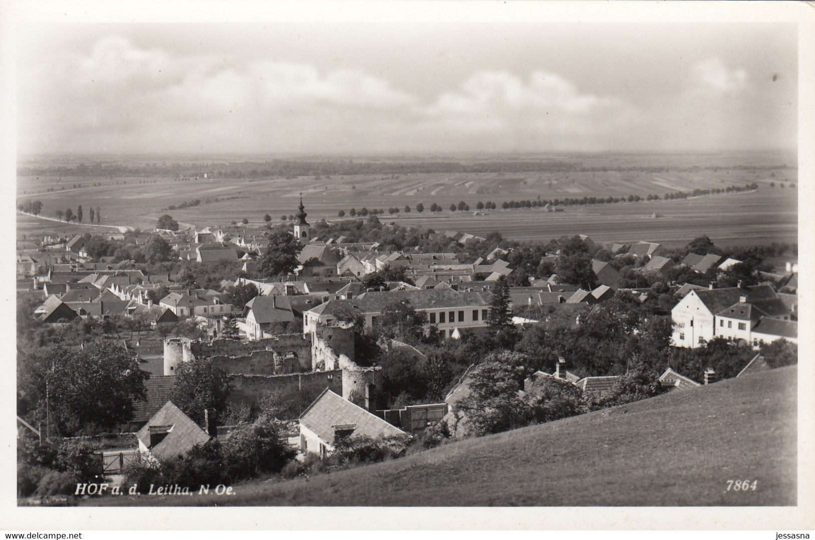 AK - HOF Am Leithaberge - Gesamtansicht 1930 - Bruck An Der Leitha