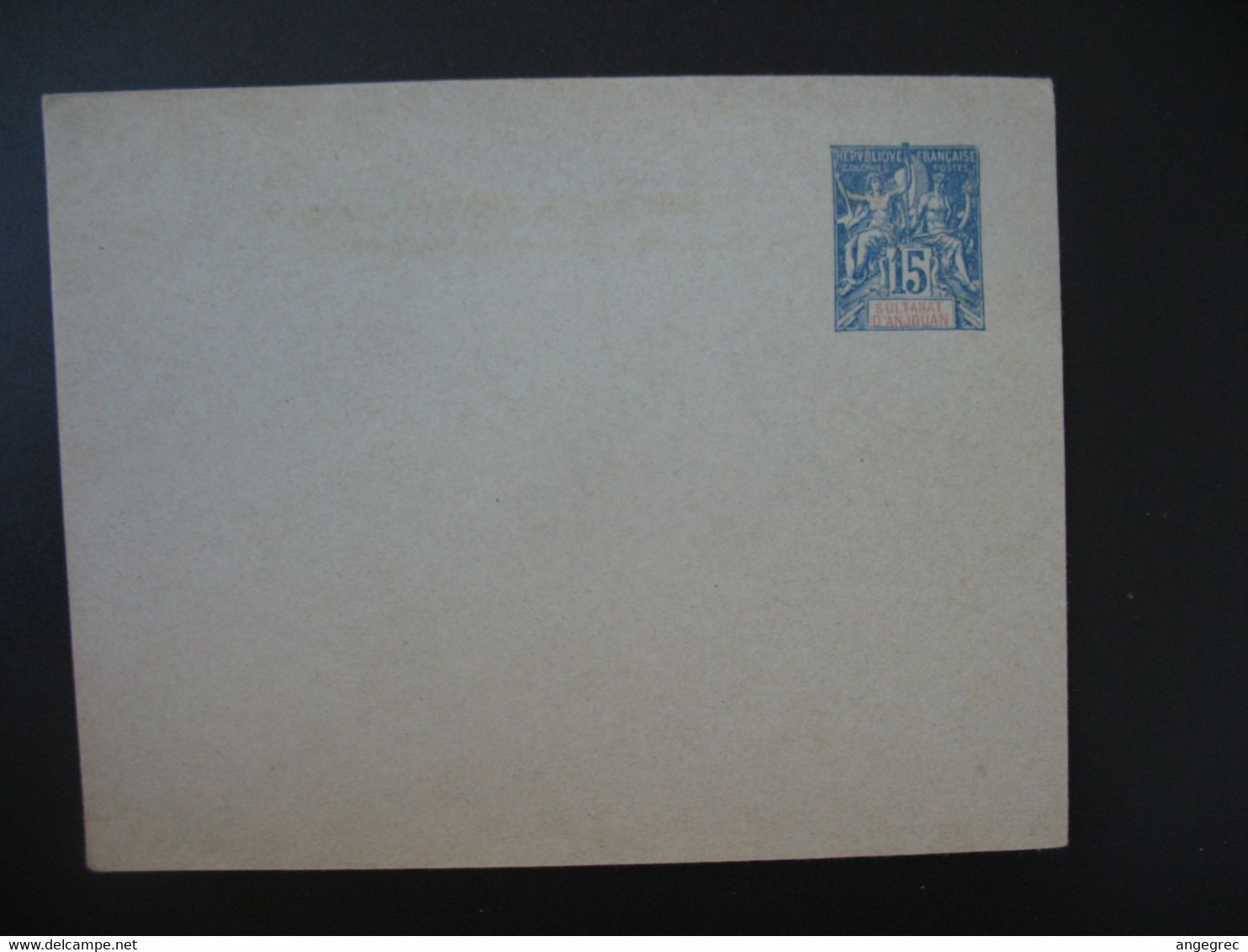 Entier Postal  Enveloppe Anjouan  Type Groupe  15c   Voir Scan - Briefe U. Dokumente