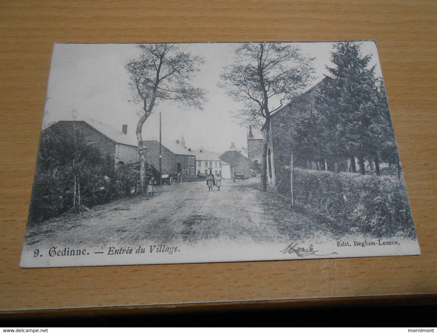 GEDINNE Entrée Du Village Animée Circulée En 1905 - Gedinne