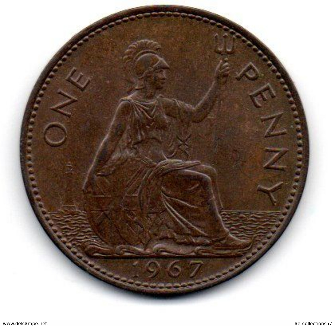 Grande Bretagne -  Penny 1967 SUP - D. 1 Penny