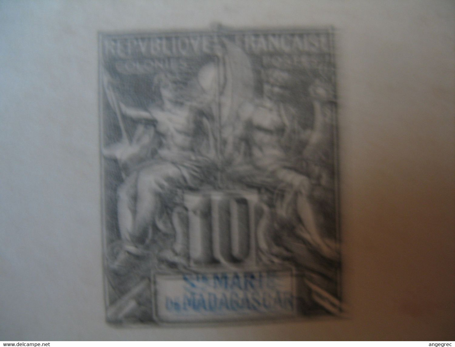 Entier Postal Carte Postale Sainte-Marie De Madagascar  Type Groupe  10c   Voir Scan - Briefe U. Dokumente