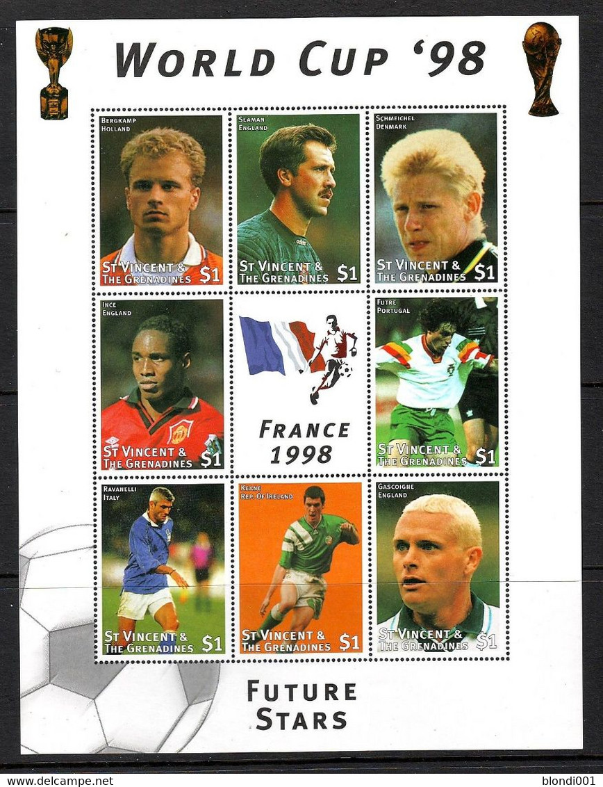 Soccer  World Cup 1998 - ST. VINCENT - Sheet MNH - 1998 – Francia