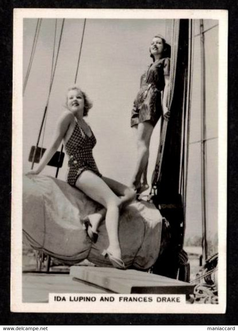 IDA LUPINO REAL PHOTO VINTAGE 1930s - Altri & Non Classificati