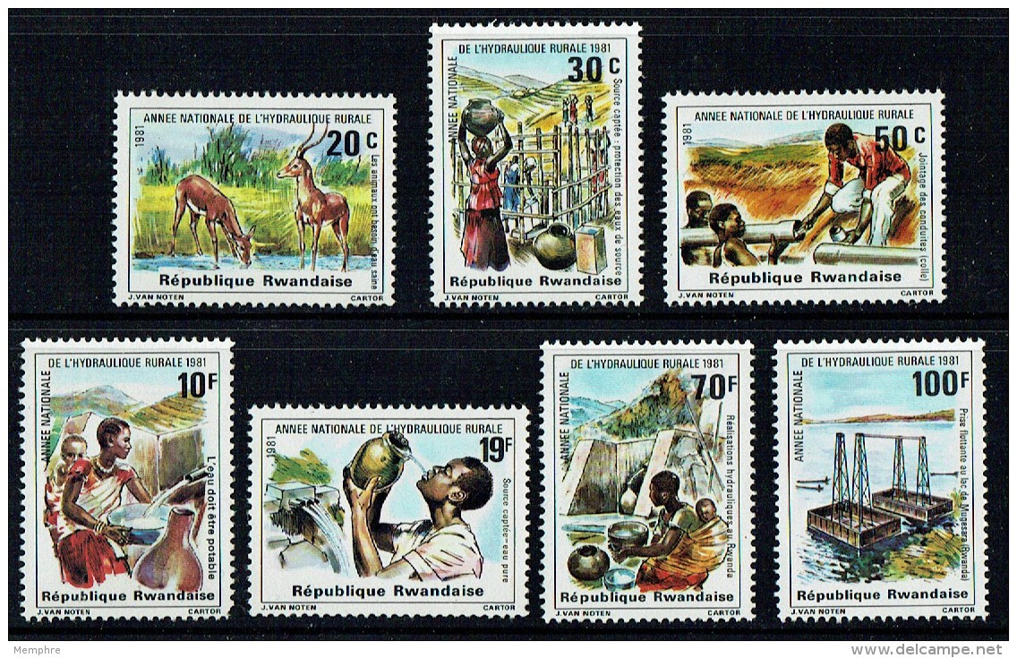 1981  Hydrologie Rurale - Série Complète ** - Unused Stamps