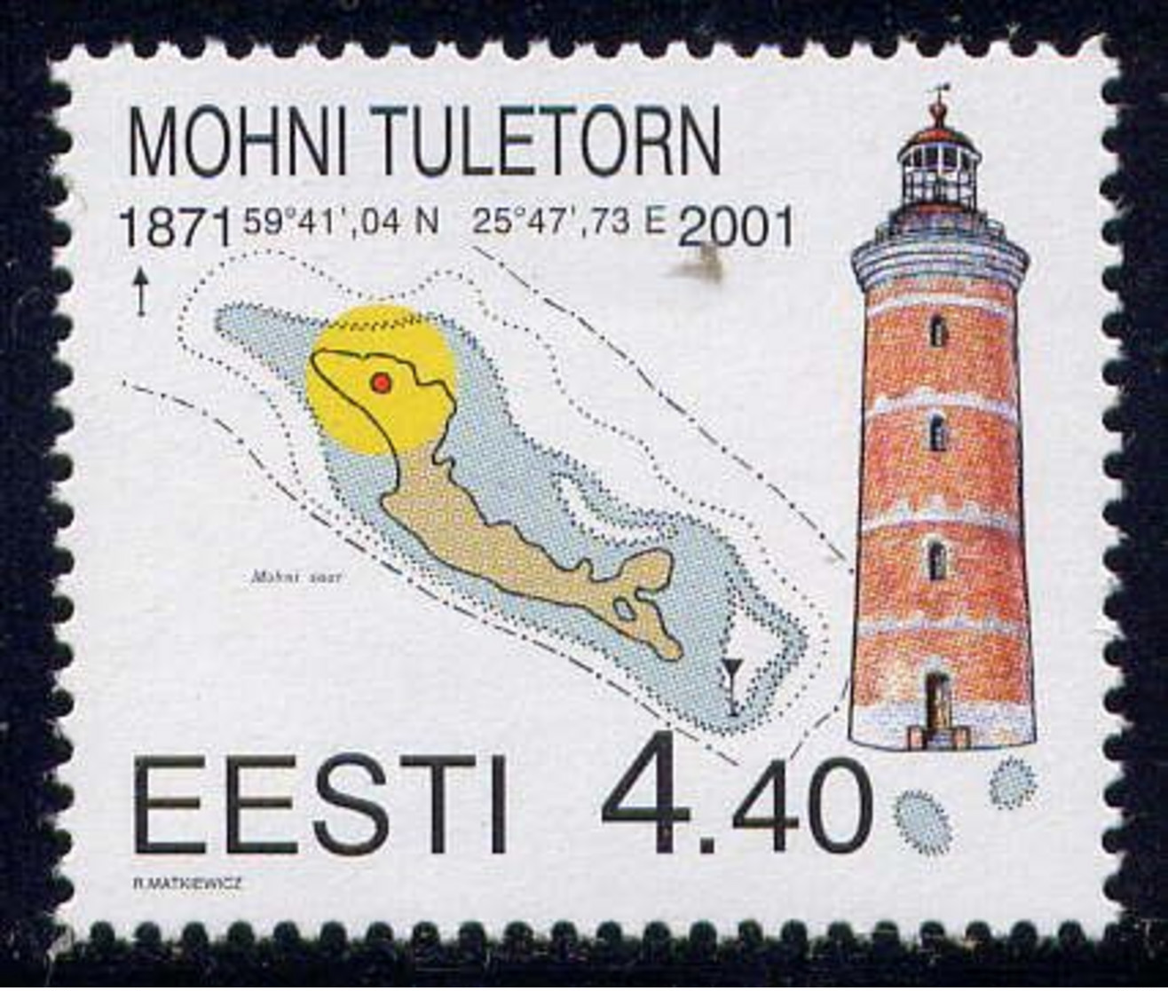 ESTONIE - 377**  - PHARE DE MOHNI - Estonia