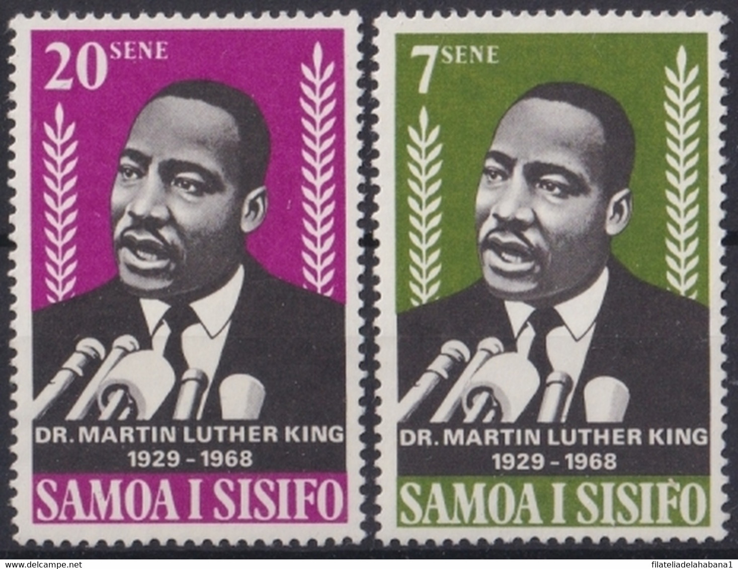 F-EX24603 SAMOA I SISIFO MNH 1968 MARTIN LUTHER KING. - Martin Luther King