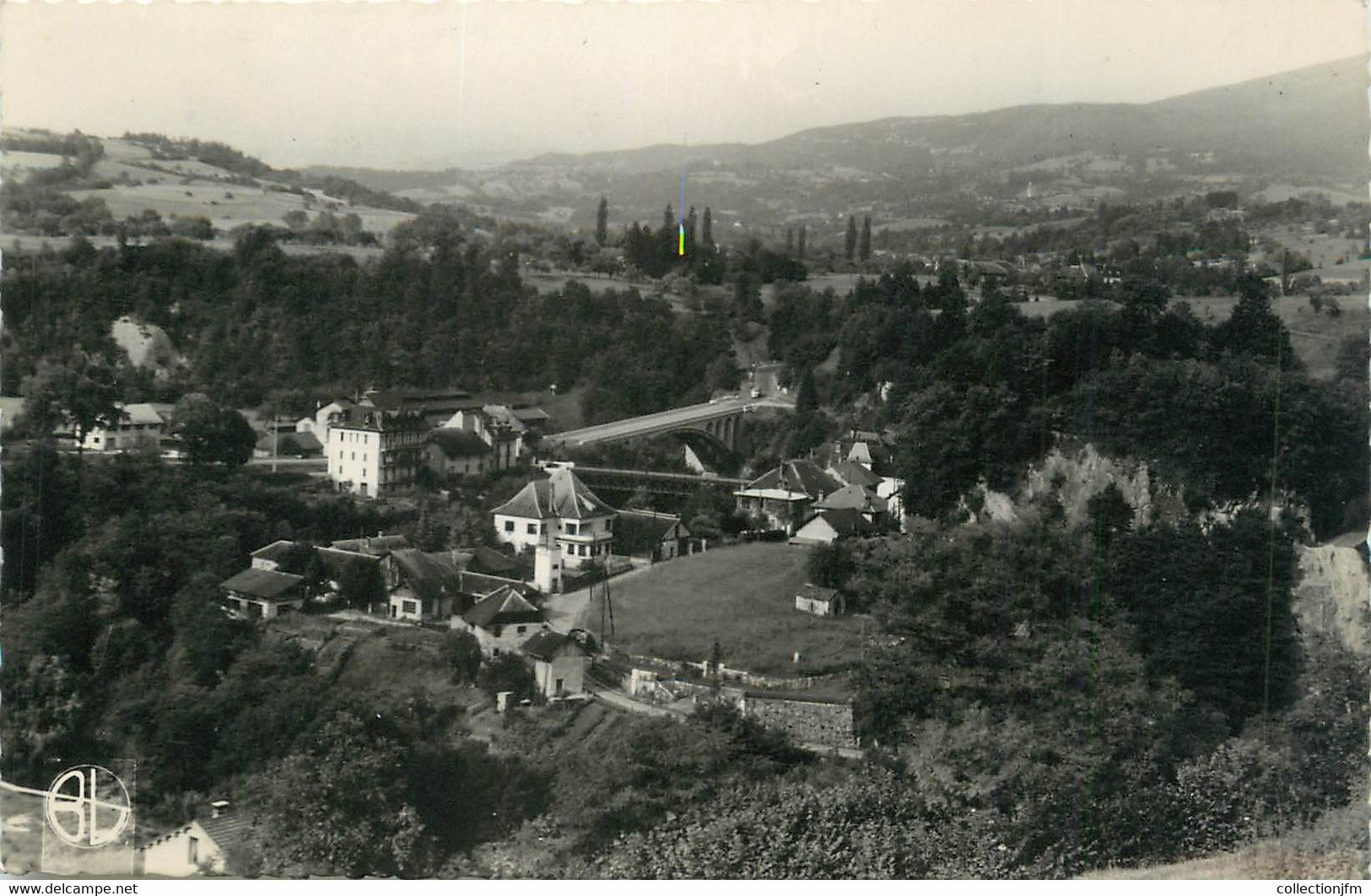 .CPSM  FRANCE 74 " Alby Sur Chéran, Quartier Du Pont Neuf  " - Alby-sur-Cheran